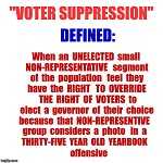 Voter Suppression in Michigan